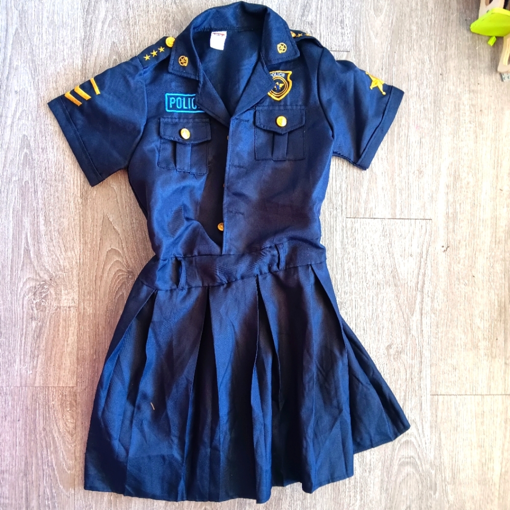 Police costume dress large